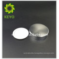 50g Hot sale make up packing white colored empty cosmetic cylinder glass jar with screw cap